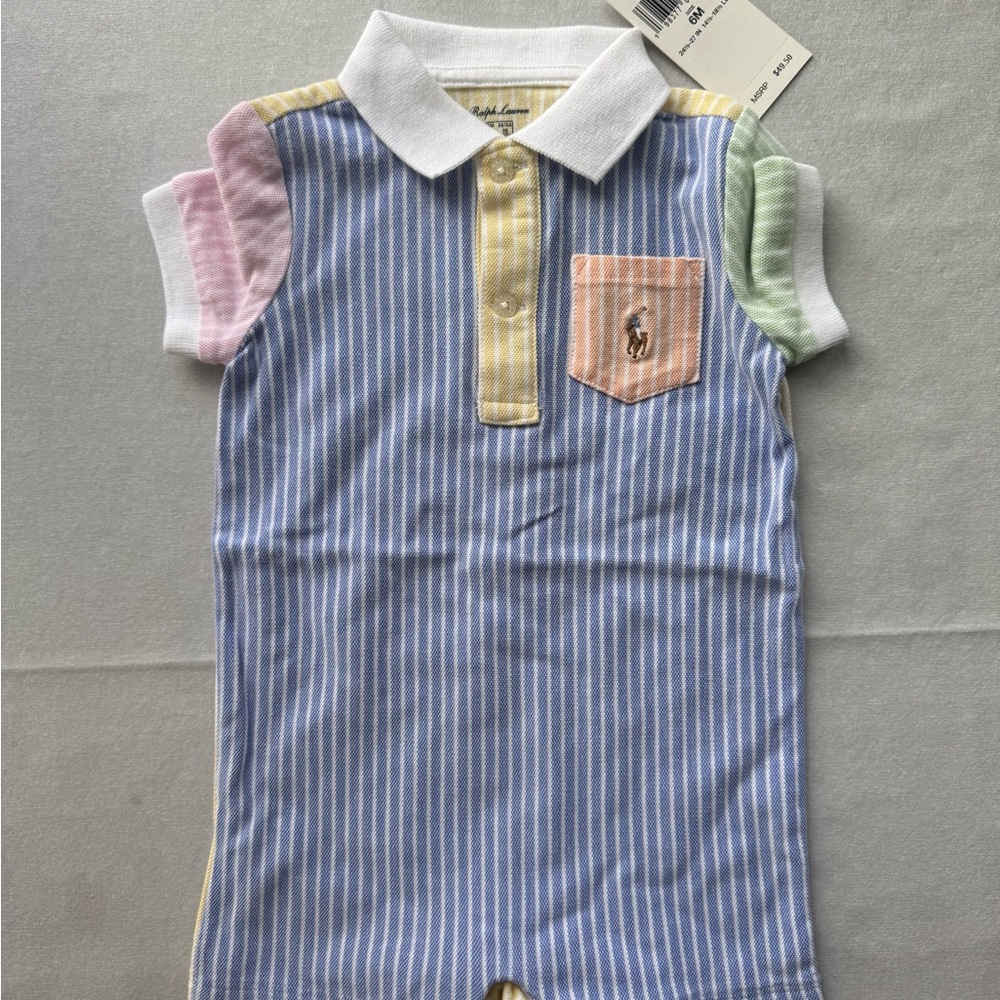 Ralph Lauren Multicolor Striped Kids Matching Set
